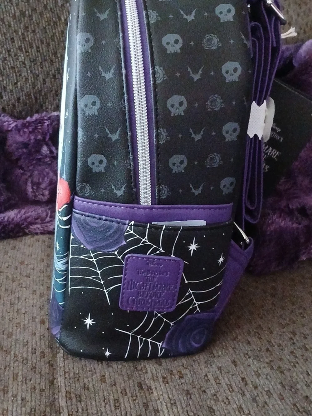 Nightmare Before Christmas Jack and Sally Moonlit Backpack